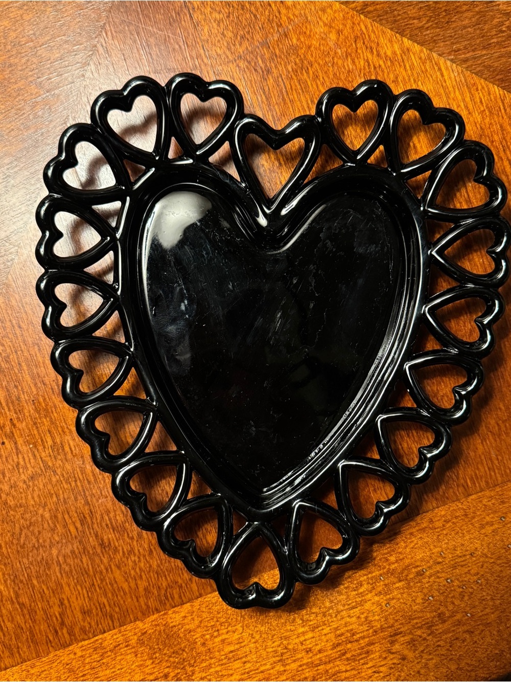 Black Heart Trinket Tray 🖤 Gothic Coquette Vanity Decor